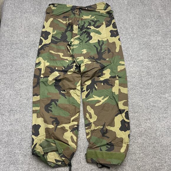 ORC Industries Improved Rainsuit Pants Mens Small Camo Rain Trousers Made in USA - Picture 3 of 11